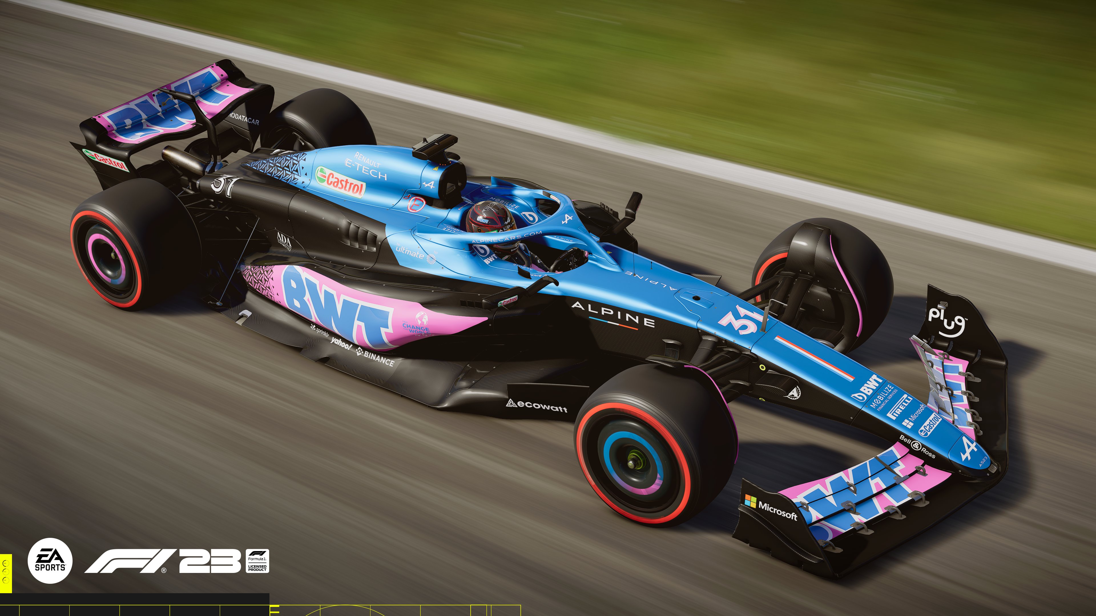 F1 23 Alpine car.